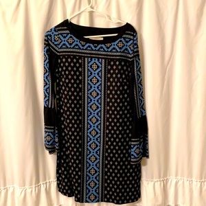 LOFT Bell sleeve knee length dress